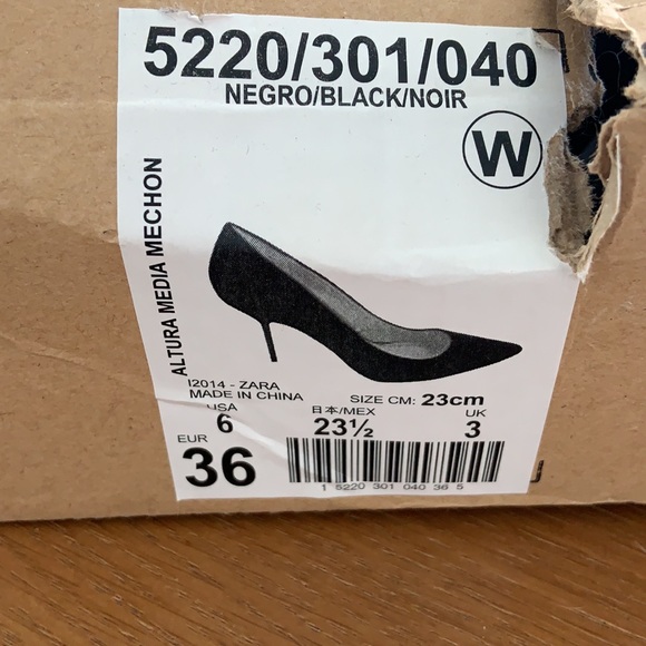 New Zara black high heels! Versatile and stylish - Picture 2 of 2